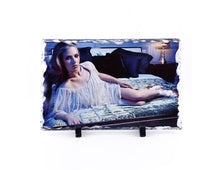 Load image into Gallery viewer, Sublimation Blank Gloss Photo Slate 7x11”, Sublimation blanks, Sublimation rock slate